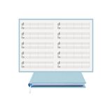 BİDEFTER Piyano Defteri (Sol-Fa Anahtarlı) %100 El Yapımı, El Dikişi - 2026 Koleksiyonu, Viskon Kumaş – A/4
