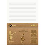 BİDEFTER Profesyonel Nota Kağıdı (Anahtarsız) 11 Satır, 1. Sınıf 100 gr. Özel Kağıda 50 Sayfa Arkalı-Önlü Ofset Baskı