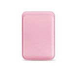 Bideri Magsafe Deri Cüzdan Toz Pembe