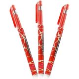 Bidoluhobi Uçan Kalem 3'lü Set - Kırmızı - 0,7 mm