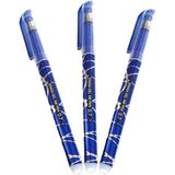 Bidoluhobi Uçan Kalem 3'lü Set - Mavi - 0,7 mm