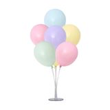 BİDOLUMUTLULUK 7'li Balon Stand Demeti Makaron Karışık Balon