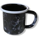 Bidoluraf Siyah Emaye Küçük Kupa 250ML