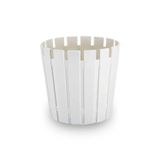 Bidünya Akasya Saksı 8,5 Litre 27Cm Plastik Drenaj Izgaralı Bitki Çiçek Saksısı