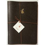Bieffe Handmade: İtalya 3 Sabit Günlük Not Defteri Çizim Yazma Günlüğü Çizgili (Siyah2)