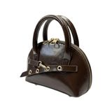 Biem Accessory Biem Kahverengi Oval Mini El ve Omuz Çantası - --