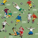Bien Dekor Vision 202A Futbol Çocuk Dası Desenli Duvar Kağıdı