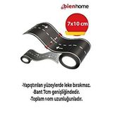 Bien Duvar Kağıtları "BienHome Otobant Eğitici Yol Yapım Oyun Bandı Eğlenceli Trafik Bantı Road Tape Oyun Bandı 7 cm 10 Metre " Renk : Çok Renkli