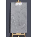 Bien Home 30x60 Cm Açık Gri Mermer Desenli Kendinden Yapışkanlı Seramik Köpük Banyo PVC Duvar Paneli-6034