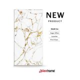Bien Home 30x60 Cm Beyaz Altın Gri Mermer Desenli Kendinden Yapışkanlı Köpük Banyo Pvc Duvar Paneli-ukp10