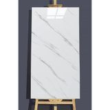 Bien Home 30x60 Cm Beyaz Siyah Mermer Desenli Kendinden Yapışkanlı Seramik Köpük Banyo PVC Duvar Paneli-6013 M102