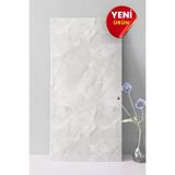 Bien Home 30x60 Cm Gri Mermer Desenli Kendinden Yapışkanlı Mutfak Banyo Wc Kaplama Pvc Duvar Paneli