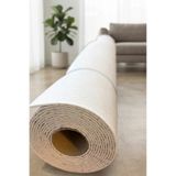 Bien Home 60x280 cm Ek Yersiz Tek Parça XPE Isı Ses Yalıtım Kendinden Yapışkanlı Kabartmalı Dokulu Beyaz Renk Tek Rulo Halinde Kendinden Desenli Dokulu Köpük Duvar Kağıdı-R-4001