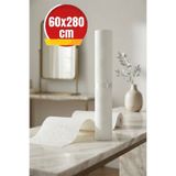 Bien Home 60x280cm Beyaz Renk Tek Rulo Halinde Ek Yersiz Tek Parça XPE Isı Ses Yalıtım Kendinden Yapışkanlı Dokulu Köpük Duvar Kağıdı-R-1001