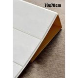 Bien Home 70x70Cm 0,50M² 3d Beyaz Lambri Görünüm Kendinden Yapışkanlı Duvar Kağıdı Kaplama Panel Köpük AD07