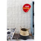 Bien Home 70x70cm 0,50m² Beyaz Kendinden Yapışkanlı Köpük Duvar Kaplama Paneli-3101 Tavan Kaplama Köpüğü