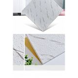 Bien Home Beyaz 3d Dekoratif Kendinden Yapışkanlı Esnek Duvar Kaplama Panel Köpük 70x70 Cm 0,50M²