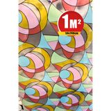 Bien Home Bien Exclusive (50CM X 2MT), 1 M² Cm Vitray Pencere Desen Şeffaf Yapışkanlı Kaplama Pvc Folyo F-60