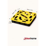 Bien Home Eğitici Kedi Oyuncağı Kalın Keçe Eğlence Zil Sesli Etkileşimli Tırnak Bakım Bulmaca Kutusu Labirent Oyunu Yavru Kedi Topu