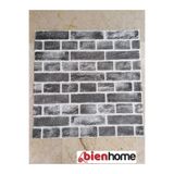 Bien Home Kendinden Yapışkanlı Duvar Paneli Gri Emboss Dekoratif Duvar Kağıdı Kaplama Köpük 70x70 Cm 0,50m²