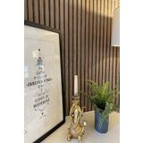 Bien Home Zümrüt EXCLUSIVE 7610 Lambiri Panel Ahşap Duvar Çıtası Desenli Duvar Kağıdı 5,30 M²