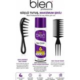 Bien Professional Ekstra Güçlü Saç Spreyi (5 Numara) ve Hacim Veren Şekillendirici Wax Tarağı Seti - EXTRA STRONG