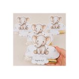 BieneGift 10’ Adet Fil Temalı Sprey Kolonya Şişesi Hediyelik, Bebek Mevlidi, Doğum Günü, Baby Shower, Diş Buğdayı Hatıralık
