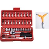 Bieney Makroyapı 46 Parça Lokma Takımı 1/4 Mini Lokma Seti + T 13 Lokma