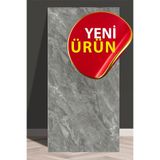 BienHome 30x60cm Lüx Gri Kendinden Yapışkanlı Antrasit Pvc Döşemesi Köpük Panel