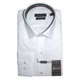 BİENTO Micro Saten Slim Fit Beyaz Erkek Gömlek