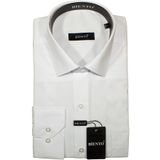 BİENTO Terry Cotton Regular Fit Beyaz Erkek Gömlek