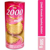 Bifa 2000 Çilekli Kremalı Sandviç Bisküvi 500GR - 500 gr