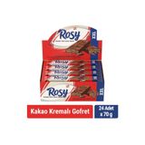 Bifa Rosy Kakao Kaplamalı Kakao Kremalı Gofret 70 gr x 24 Adet