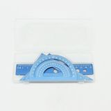 Bifeng Shop Siyah Stil Et Alüminyum Alaşımlı Cetvel Çizim Ölçümü Geometri Üçgencetvel Düz Kenar Iletki Çeşitli Cetveller (Yurt Dışından) - Renkli