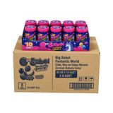 Big Babol Fantastic World Çilek, Muz ve Yaban Mersini Aromalı Balonlu Sakız 90 gr x 10 Adet x 8 Adet - 7 gr