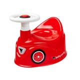 Big-Baby-Potty - Öğrenme Lazımlığı, Big Bobby-Car Tasarımı, Çıkarılabilir Direksiyon ve Yüksek Sırtlık, Çıkarılabilir Parça, 18 Aylıktan Büyük Çocuklar için, Plastik, Kırmızı