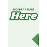 BIG IDEAS START HERE: Journalling | Notebook | Easy to Carry | Minimalist |