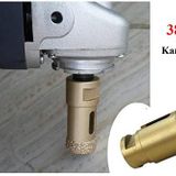 Big Master MERMER GRANİT FAYANS TAŞ BETON DELME UCU PANÇ ELMAS KAROT Profesyonel SARI PANC 38mm