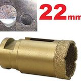 Big Master Mermer Granit Panç M14 Fayans Beton Pancı 22mm Sarı Elmas Delme ucu