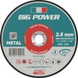 Big Power 180*2.5*22.23 Metal Kesme Taşı (5 Adet) - Mavi