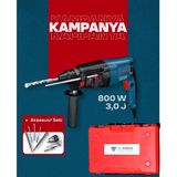 Big Power 800 W Kırıcı Delici + Aksesuar ve Sırt Çantası Seti