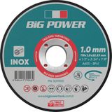 Big Power Tflex 115*1*22.23 Inox Metal Kesici Taş (5 Adet) - Mavi