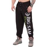 Big Sam 1095 Siyah Beyaz Erkek Eşofman Altı