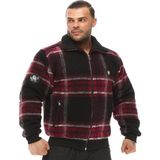 Big Sam Bordo Kaşe Yün Kışlık Mont Kaban Big Sam 4064 - XL