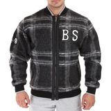 Big Sam Erkek Yün Mont | Spor Kesim Kışlık Oduncu Ceketi - 3XL - Siyah