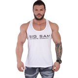 Big Sam Fitness Spor Atlet Tank Top Big Sam 2191 - Beyaz