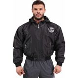 Big Sam Geniş Kesim Siyah Pilot Mont Big Sam 4006 - 2XL