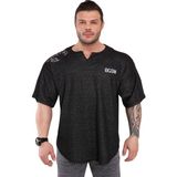 Big Sam Oversize Erkek T-Shirt Havlu Antrenman Üstü Big Sam 3295 - Siyah