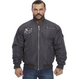 Big Sam Oversize Pilot Mont Su Geçirmez Bomber Ceket Bgsm 4084 - 3XL - Anthracite