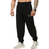 Big Sam Şalvar Kesim Eşofman Altı Havlu Body Pantolon Big Sam PNT1383 - Black - 4XL